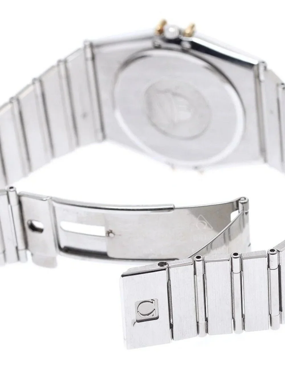 OMEGA Constellation Date gold Dial Quartz Men's Watch_966791